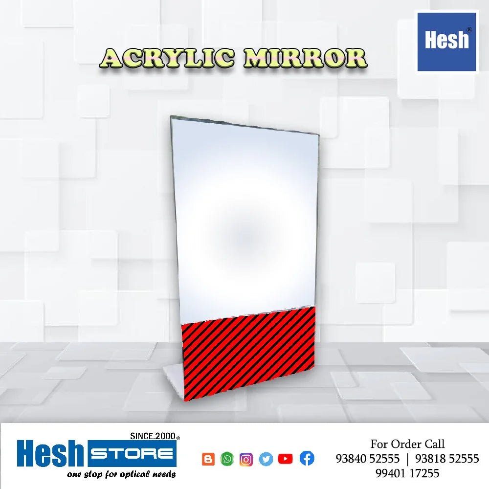 Acrylic Face Mirror - M1 - D - Heshstore.in