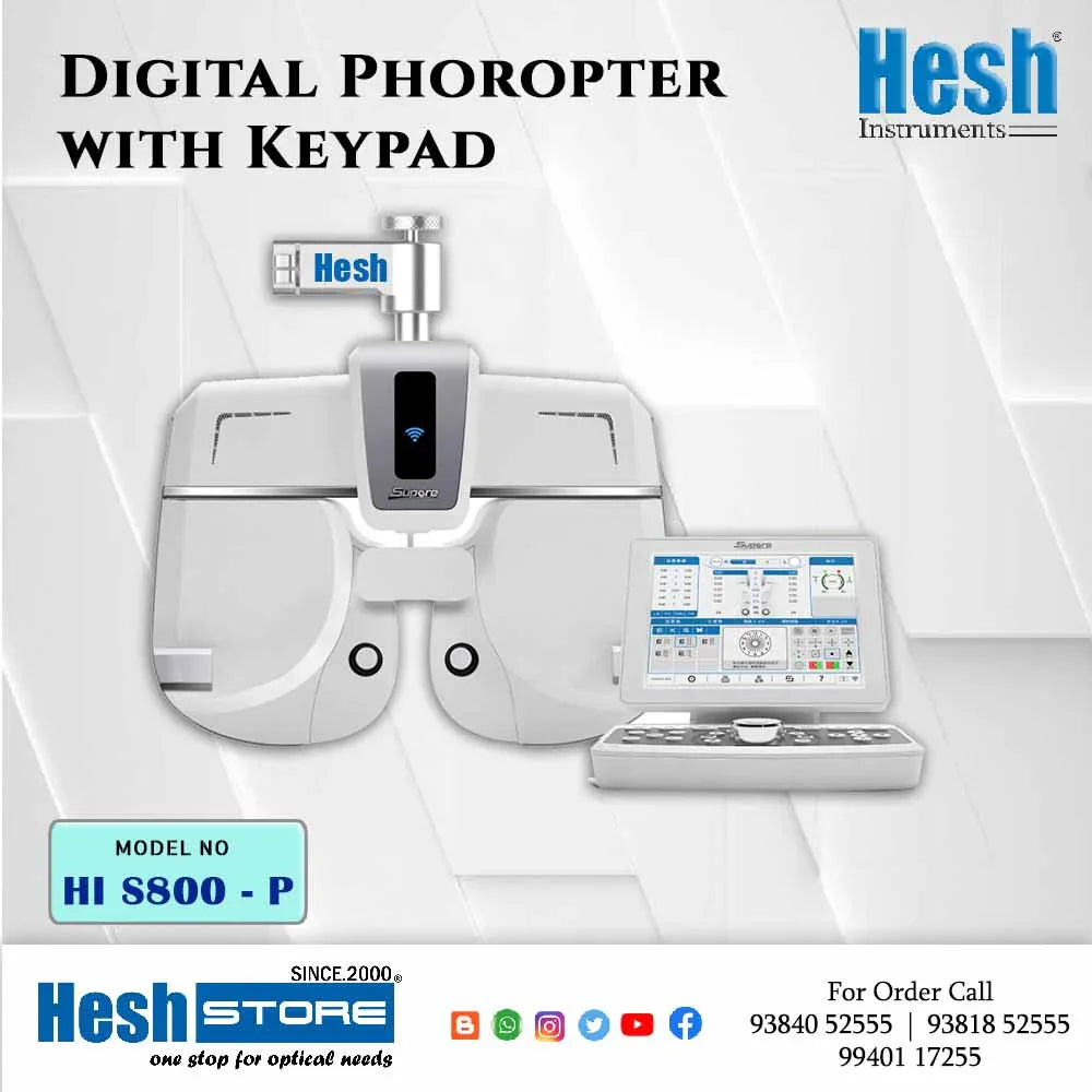 Digital Phoropter with Keypad - HI S800 - P - Heshstore.in