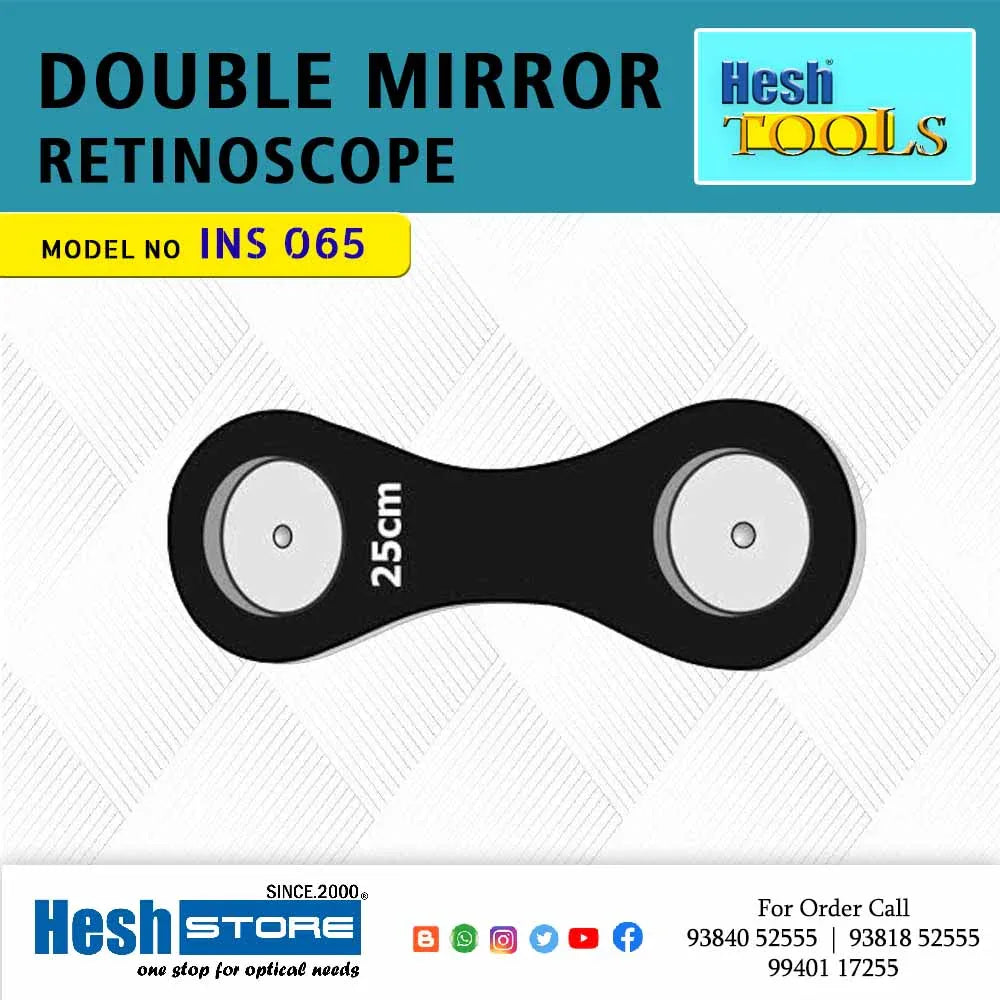 Double Mirror Retinoscope - INS 065 - Heshstore.in
