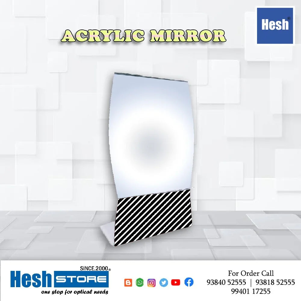 Acrylic Face Mirror - M1 - B - Heshstore.in