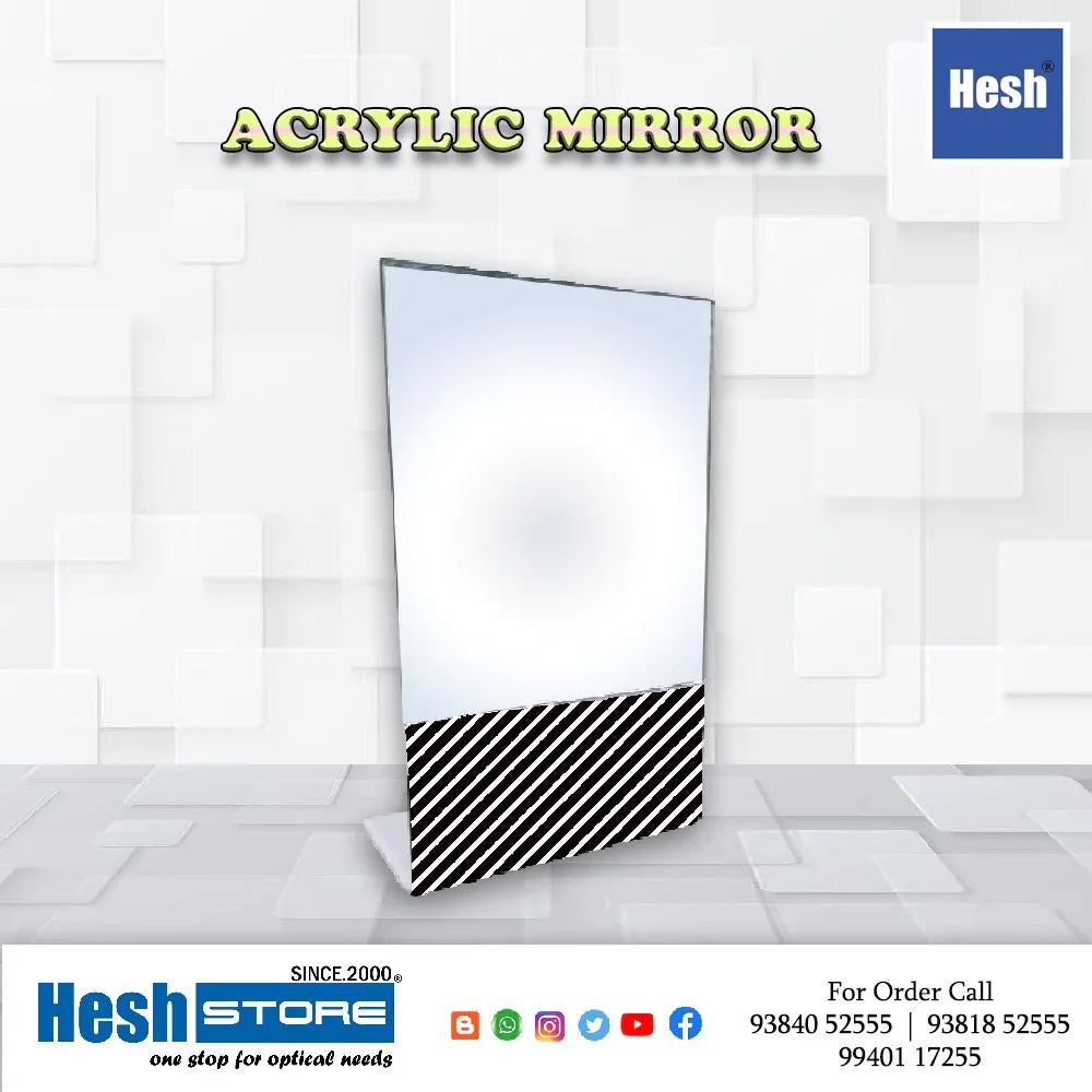 Acrylic Face Mirror - M1 - D - Heshstore.in