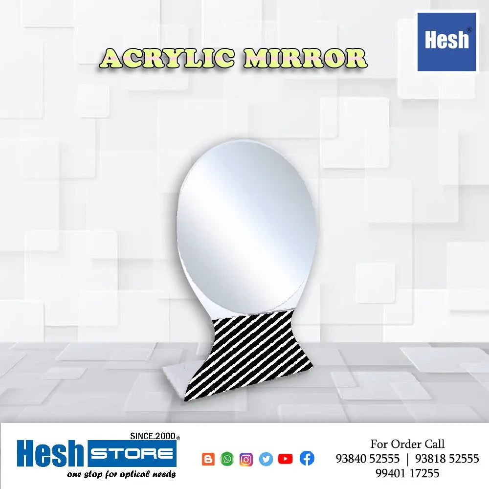 Acrylic Face Mirror - M1 - C - Heshstore.in