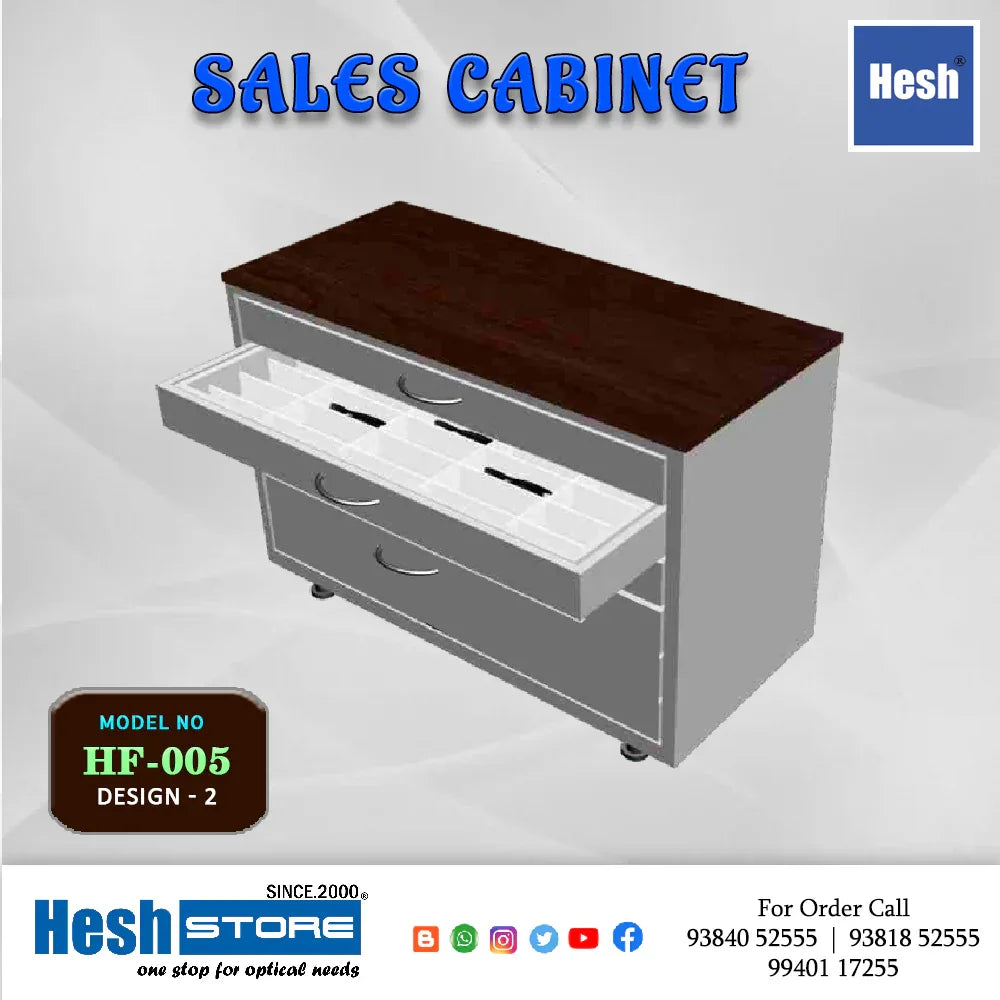 Wall Storage Cabinet - 4 Drawer with 3 Tray - HF005 D2 - Heshstore.in