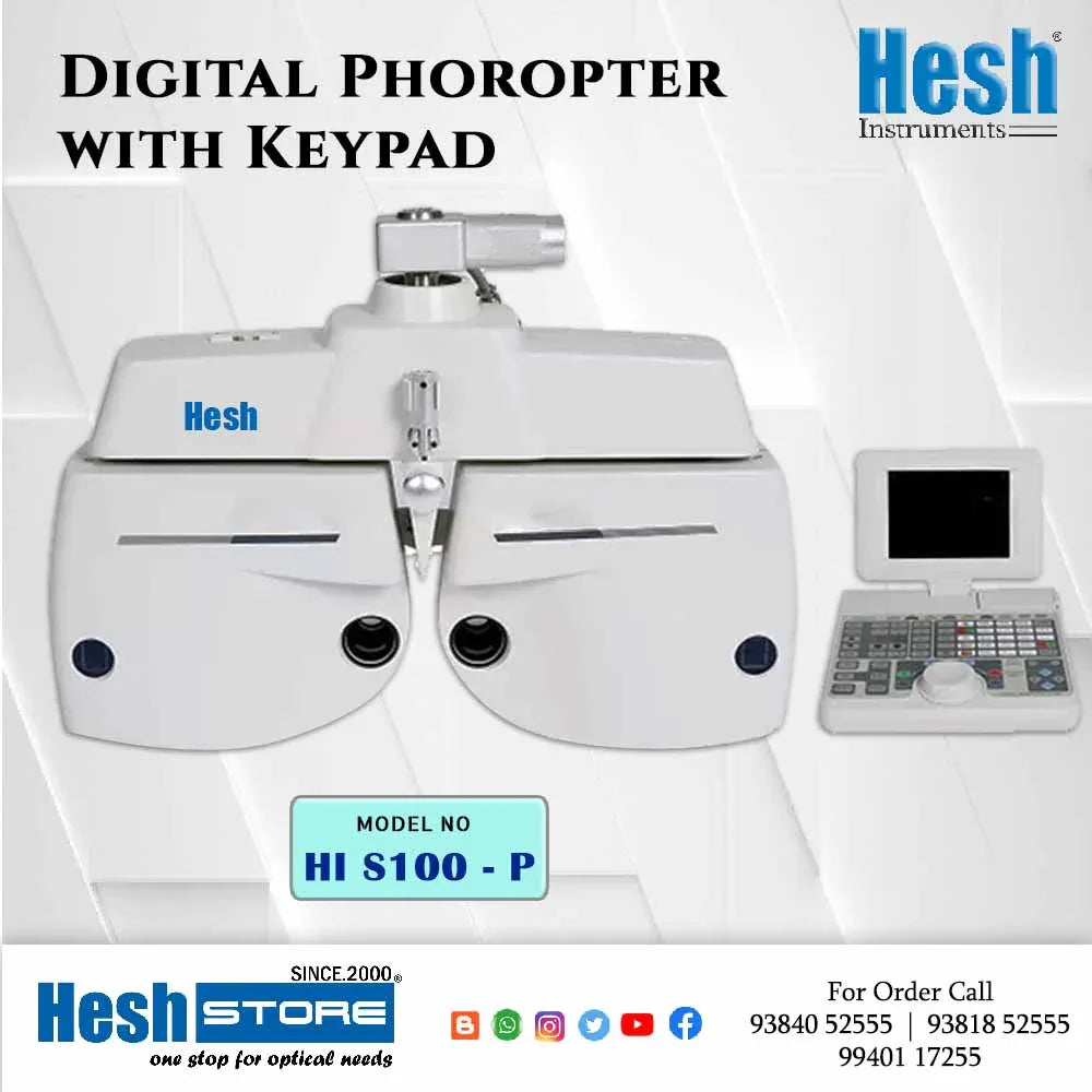Digital Phoropter with Keypad - HI S100 - P - Heshstore.in