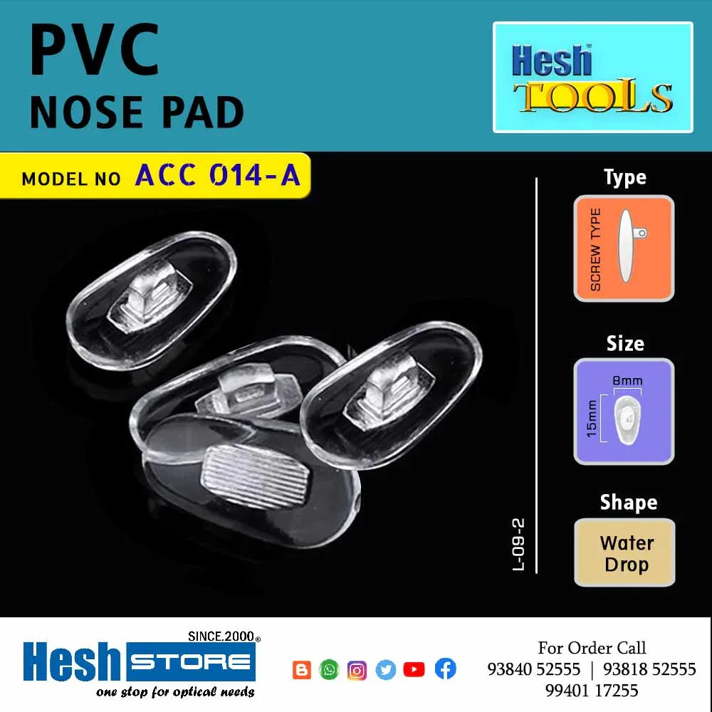 Nose Pads - METAL PVC - ACC 014 A - Heshstore.in