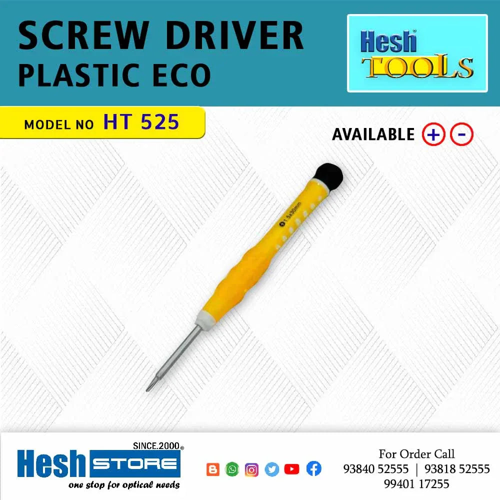 Screw Driver - Plastic Eco - HT 525 - Heshstore.in