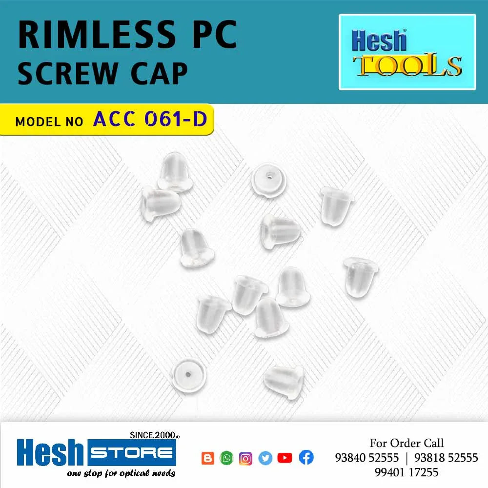 Rimless Pc Screw Cap - ACC 061 D - Heshstore.in