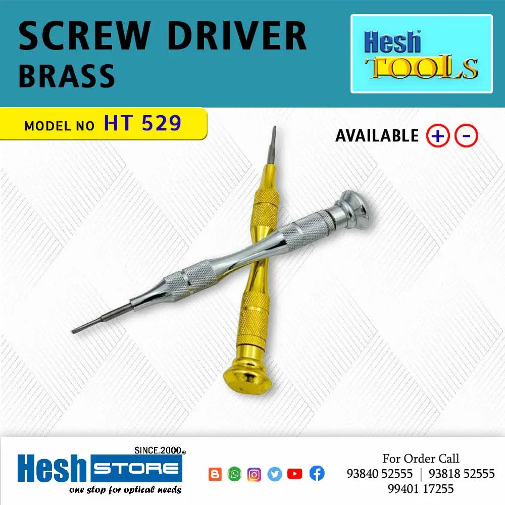 Brass Screw Driver - HT 529 - Heshstore.in