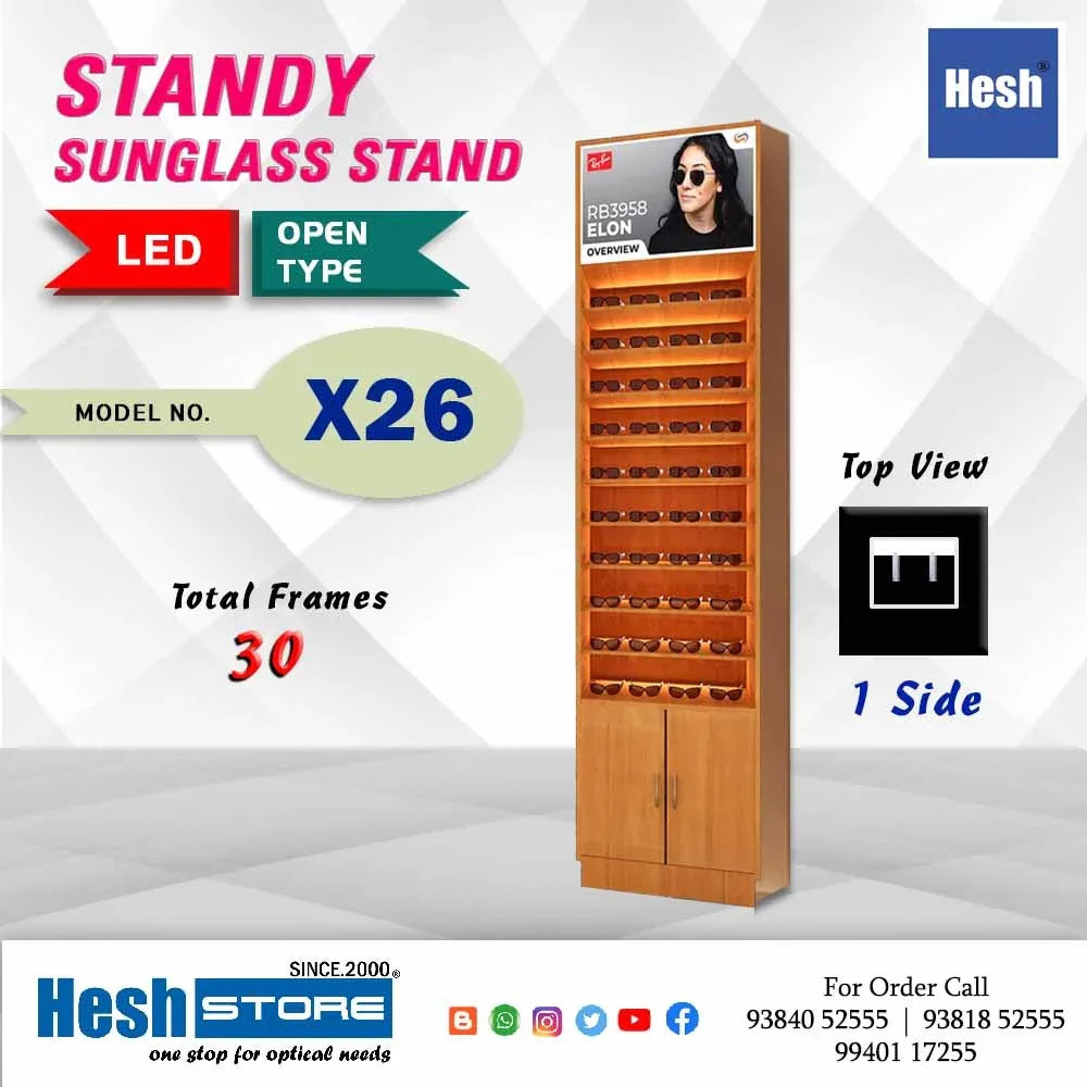 Led Standy Floor Stand - Close Type - X26 - Heshstore.in