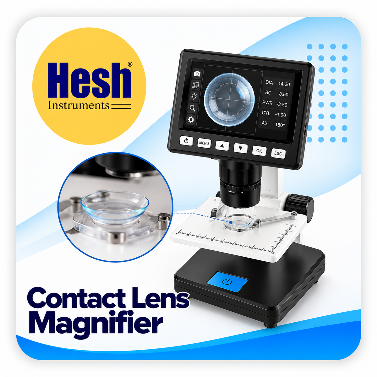 Contact Lens Magnifier