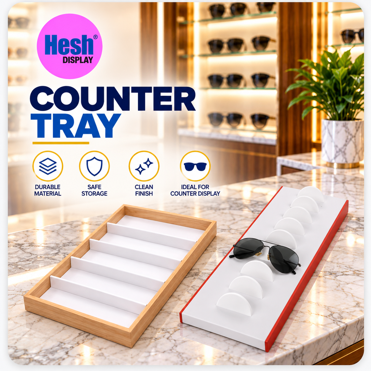 Counter Tray - Open