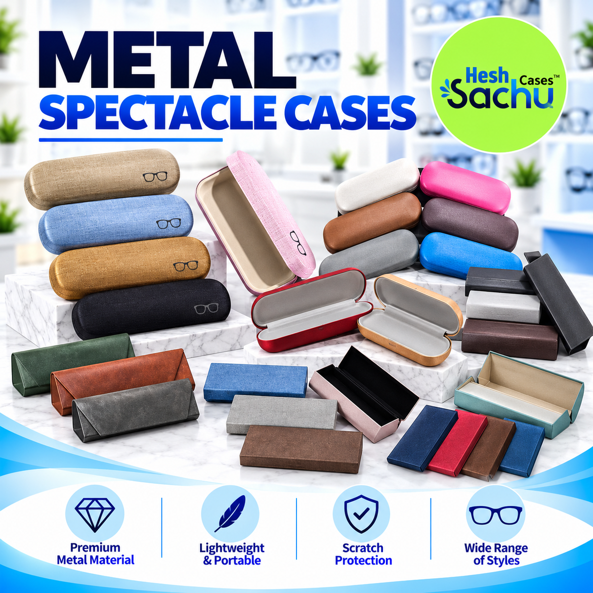 Metal Spectacle Cases