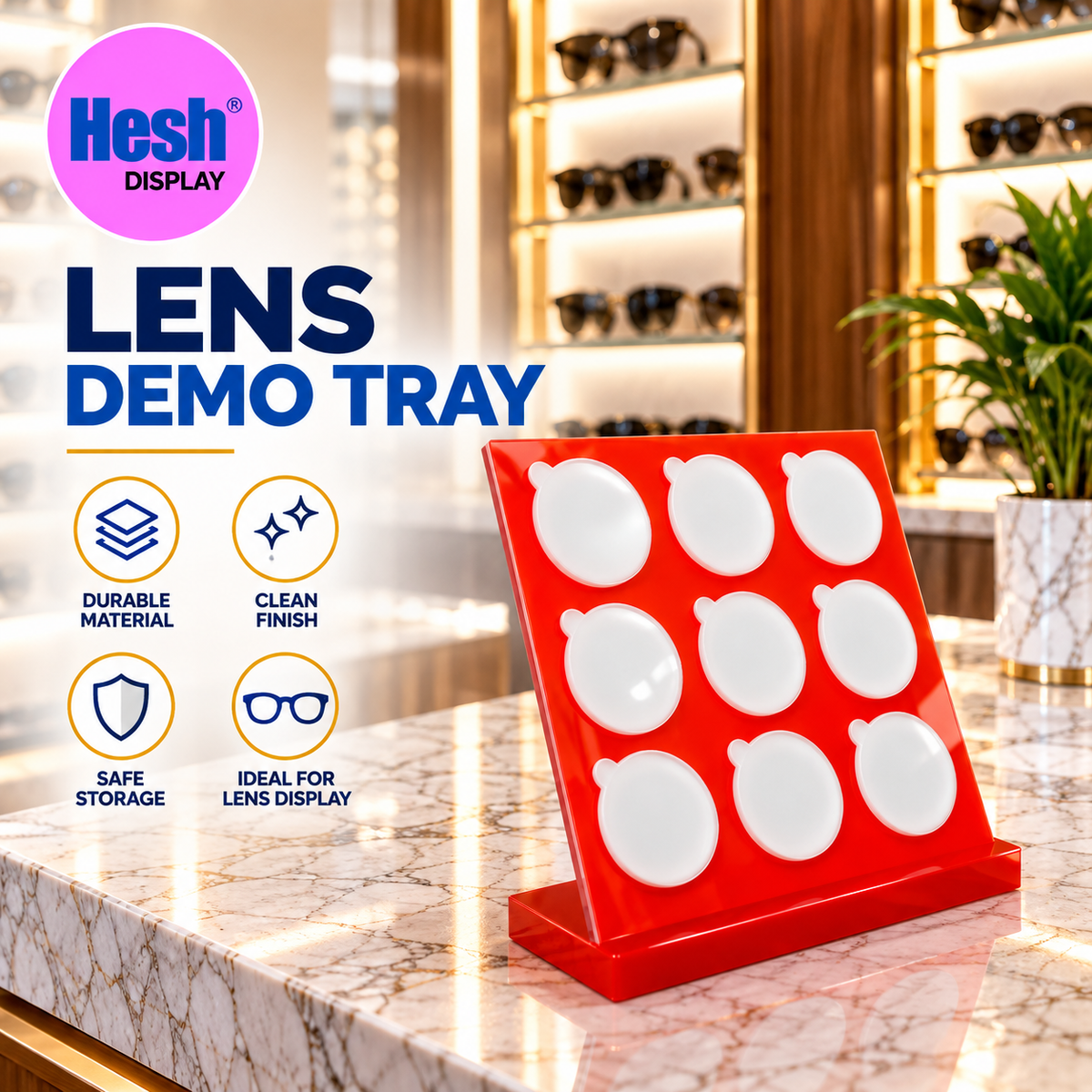 Lens Demo Tray