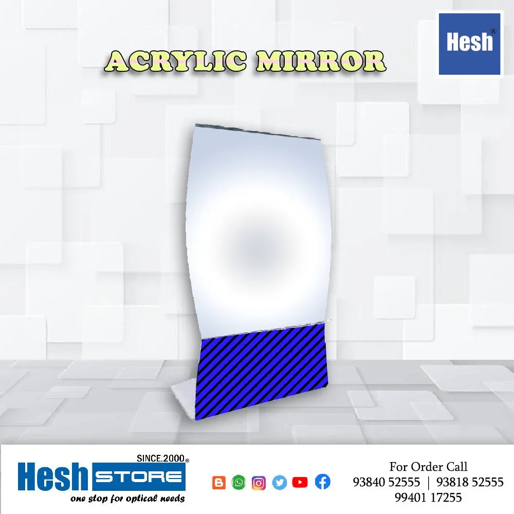 Acrylic Face Mirror - M1 - B - Heshstore.in