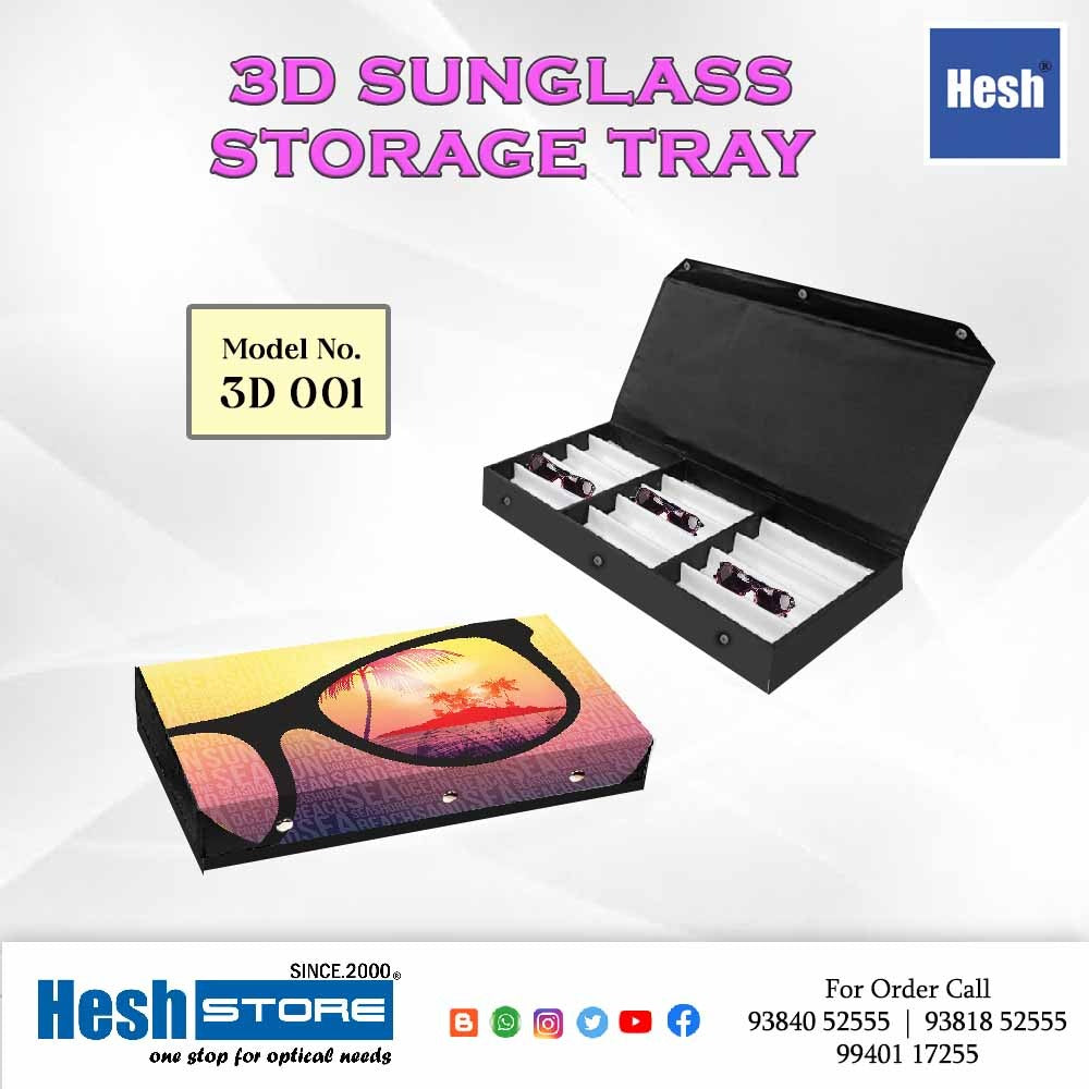 Glasses Storage Box - Tray 004 - 3d Eyewear Concept