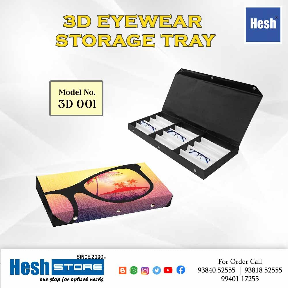 Glasses Storage Box - Tray 004 - 3d Eyewear Concept