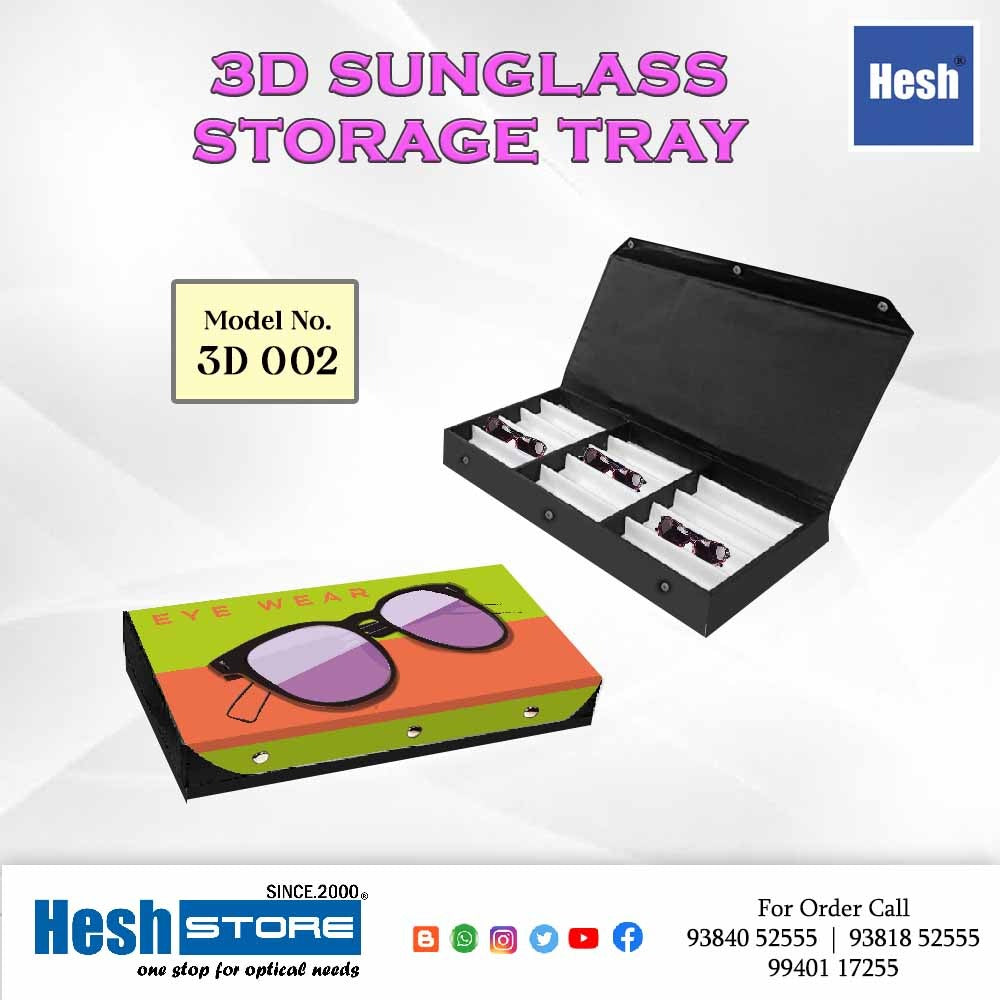 Glasses Storage Box - Tray 004 - 3d Eyewear Concept
