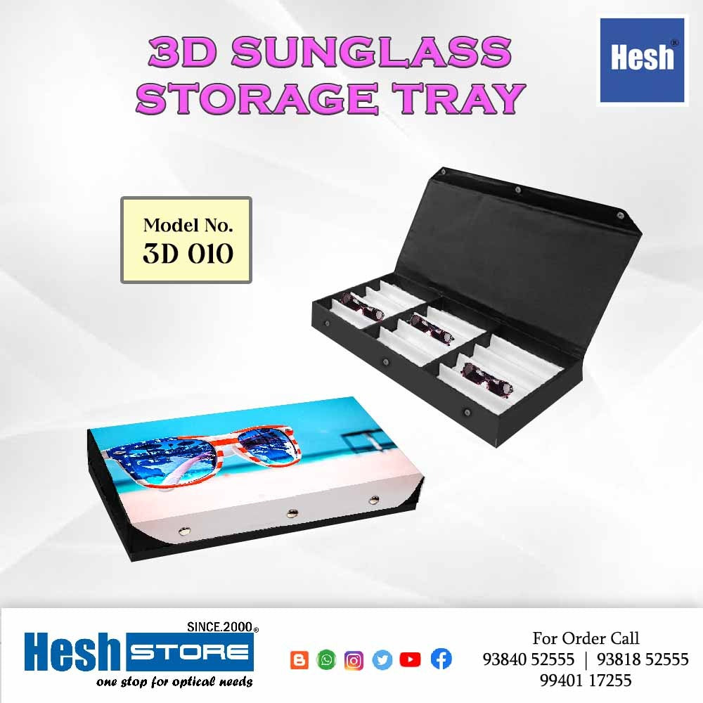 Eyewear Storage Box Case - Tray 004 - 3d Sunglass Concept