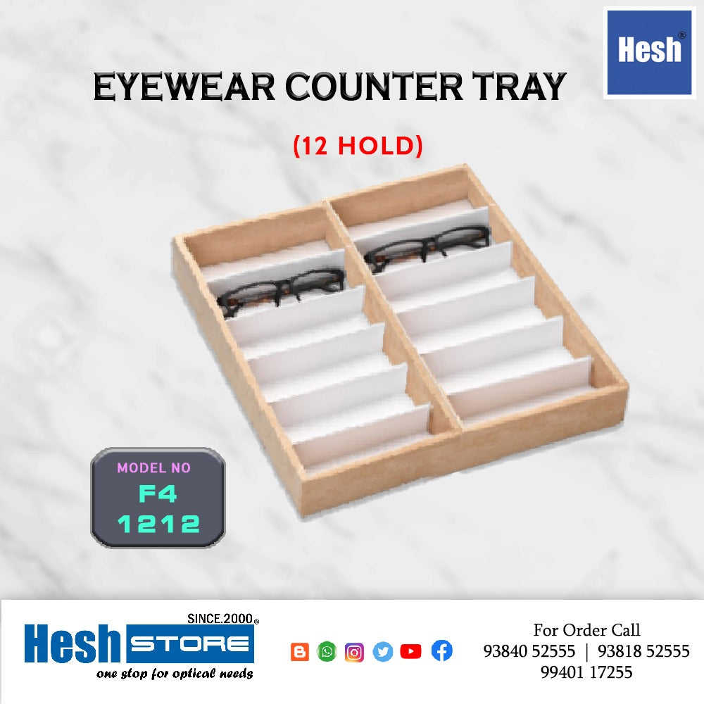 Wooden Counter Tray - F4 - Doubles