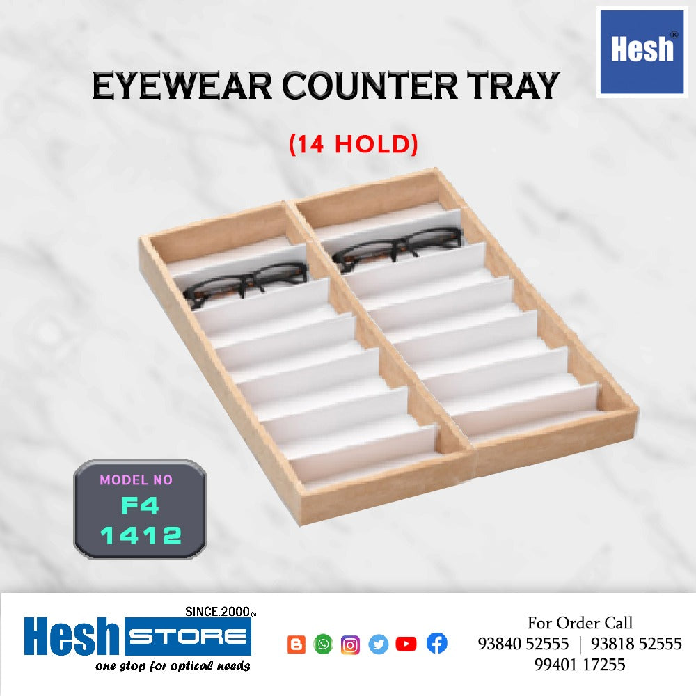 Wooden Counter Tray - F4 - Doubles