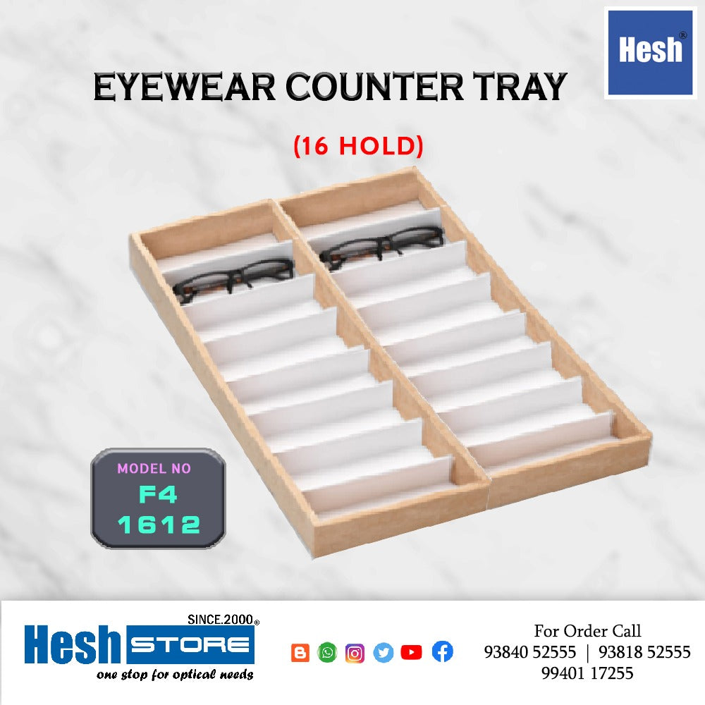 Wooden Counter Tray - F4 - Doubles
