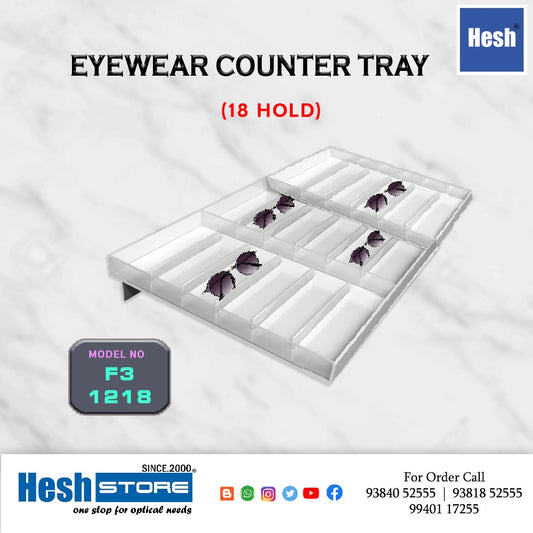 Acrylic Counter Tray - F3 - Triples