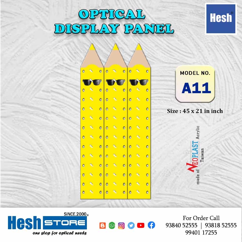 Acrylic Wall Panels & Displays for Eyewear - A11