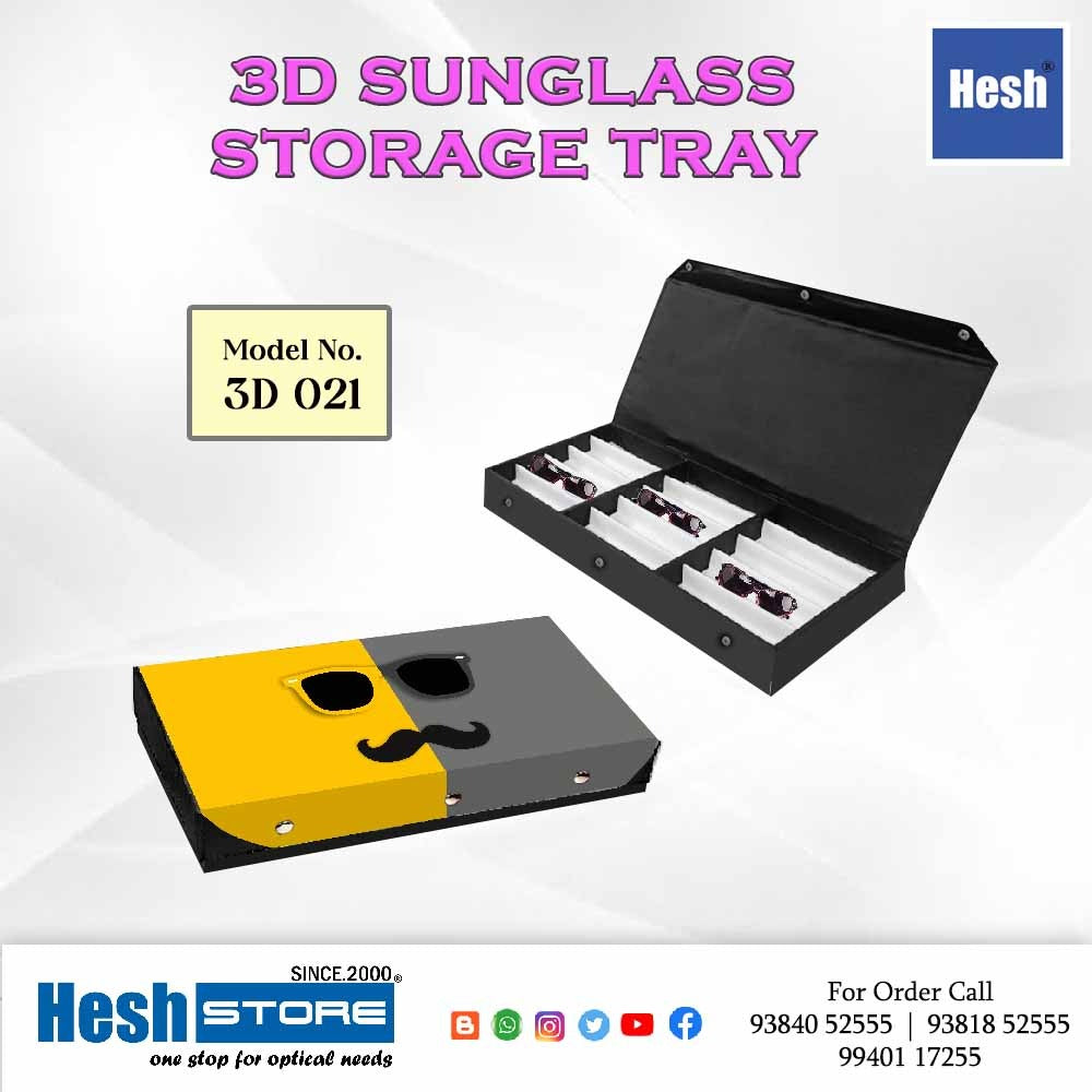 Eyewear Storage Box Case - Tray 004 - 3d Sunglass Concept