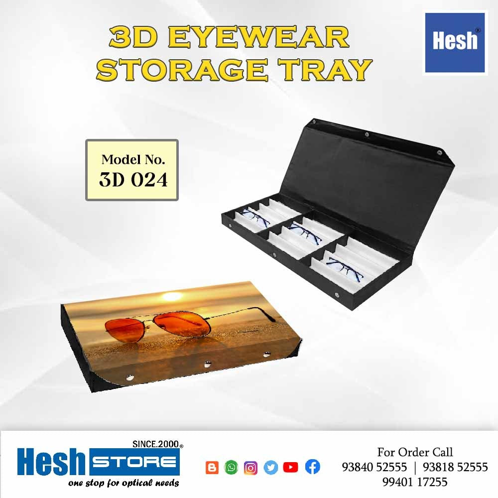 Glasses Storage Box - Tray 004 - 3d Eyewear Concept