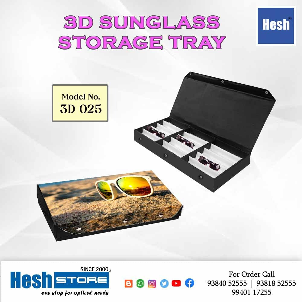 Eyewear Storage Box Case - Tray 004 - 3d Sunglass Concept