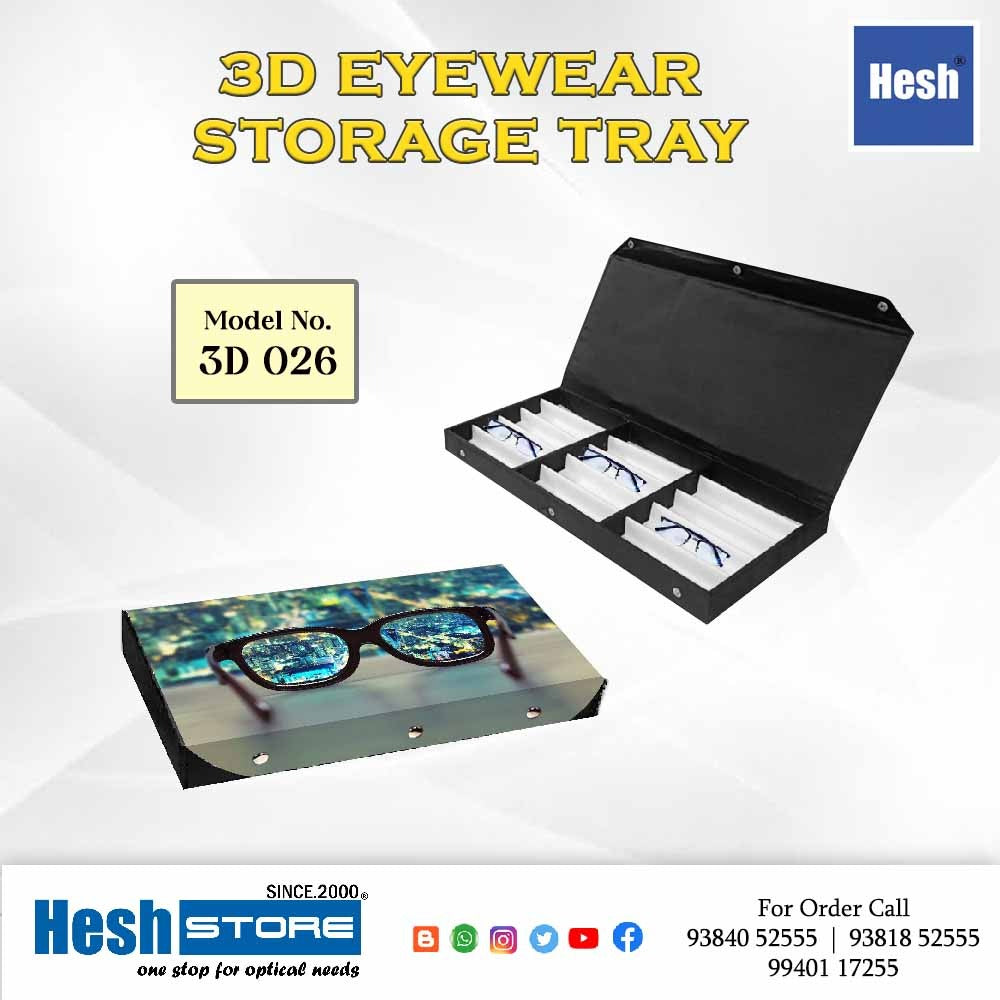 Glasses Storage Box - Tray 004 - 3d Eyewear Concept