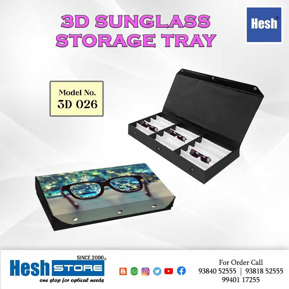 Glasses Storage Box - Tray 004 - 3d Eyewear Concept