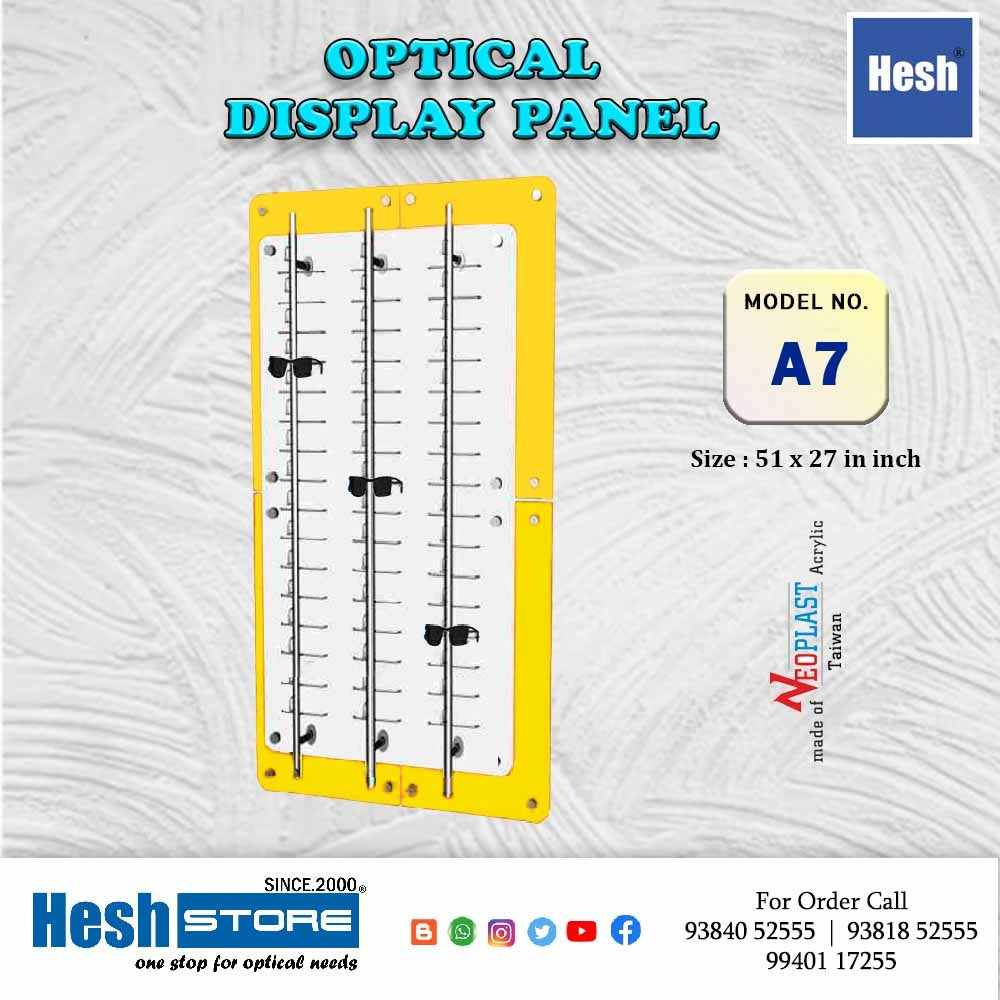 Sunglasses Display Wall Mounted Acrylic Glasses Holder - A7
