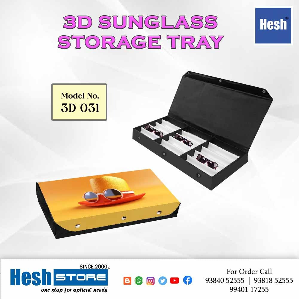 Eyewear Storage Box Case - Tray 004 - 3d Sunglass Concept