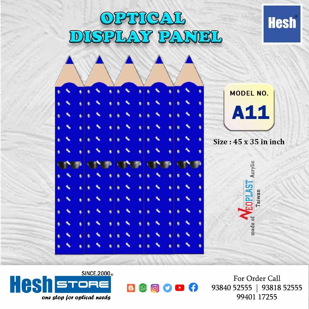 Acrylic Wall Panels & Displays for Eyewear - A11