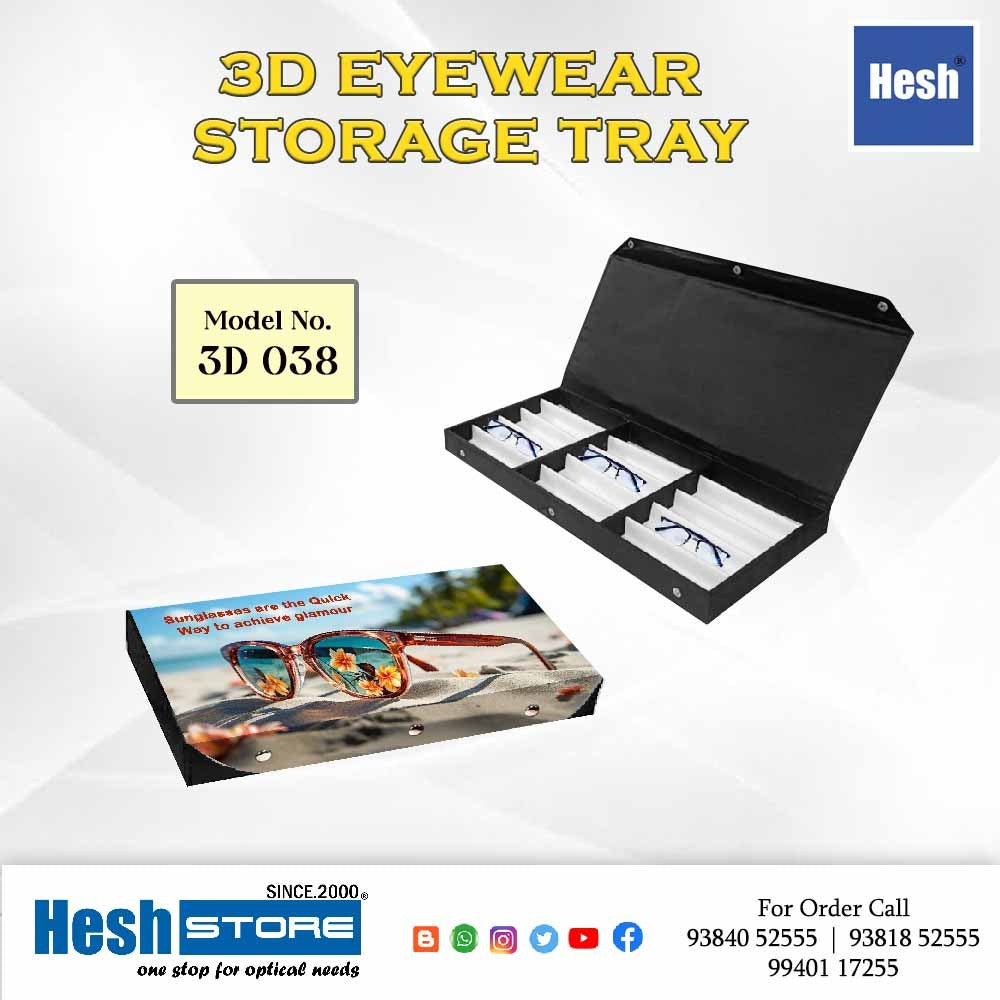 Eyewear Storage Box Case - Tray 004 - 3d Sunglass Concept
