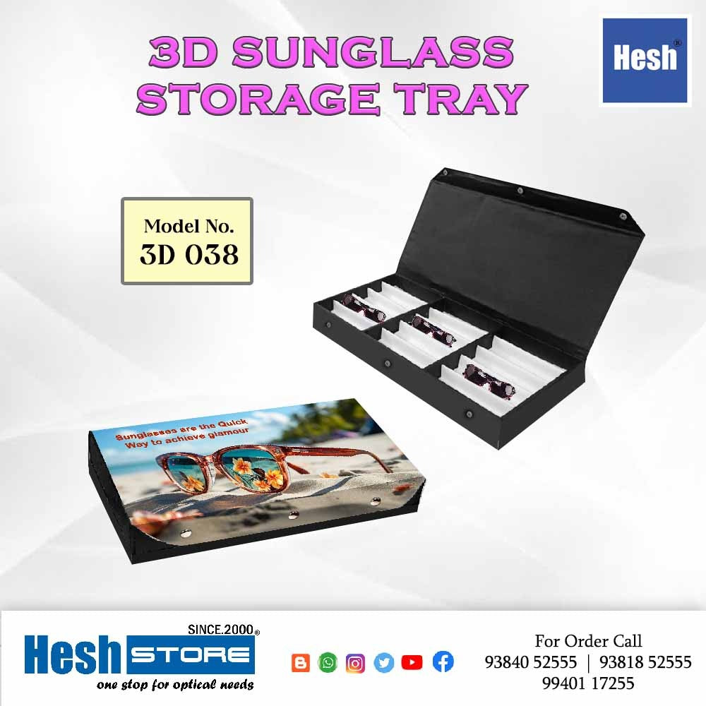 Eyewear Storage Box Case - Tray 004 - 3d Sunglass Concept