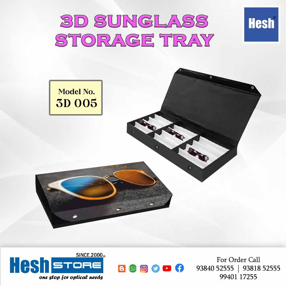 Eyewear Storage Box Case - Tray 004 - 3d Sunglass Concept
