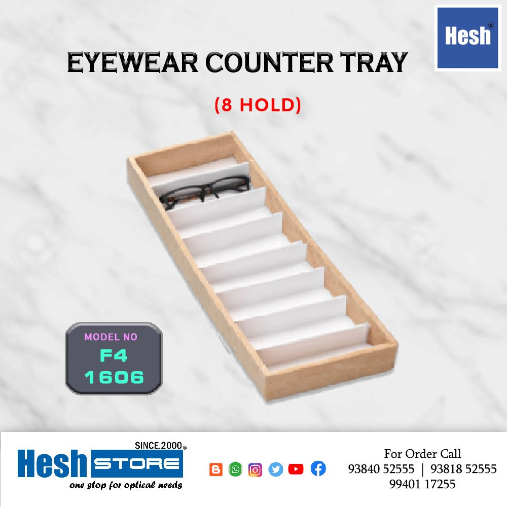 Wooden Counter Tray - F4 - Singles
