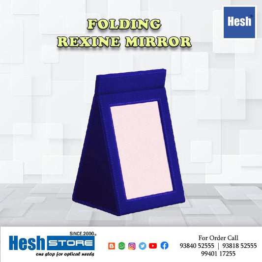 Rexine Foldable Face Mirror -