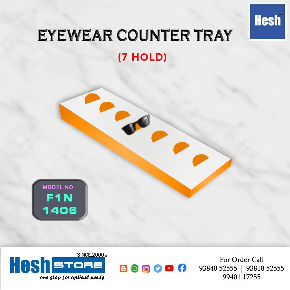 Acrylic Counter Tray - F1 - Singles