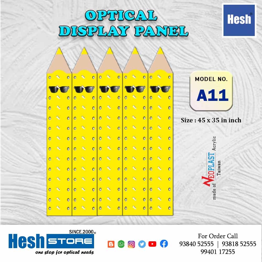 Acrylic Wall Panels & Displays for Eyewear - A11