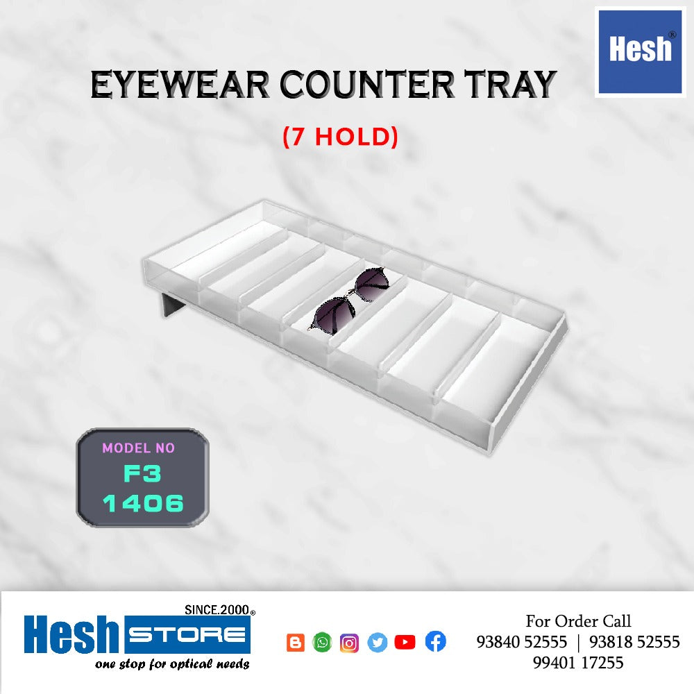 Acrylic Counter Tray - F3 - Singles
