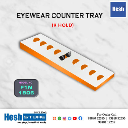 Acrylic Counter Tray SINGLES - F1