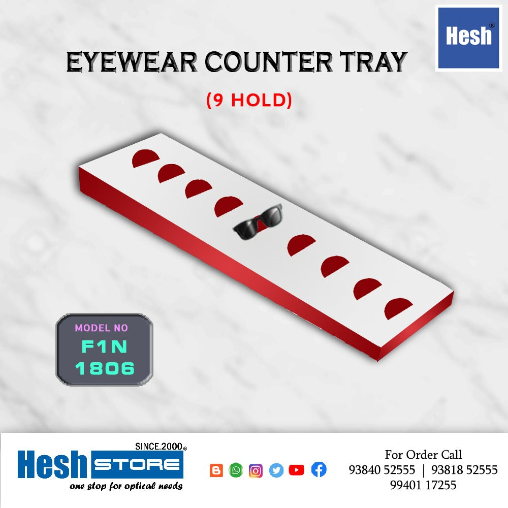 Acrylic Counter Tray - F1 - Singles