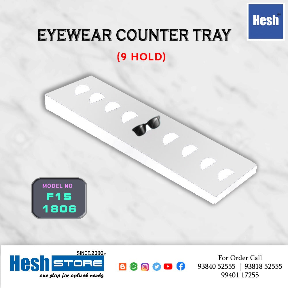 Acrylic Counter Tray - F1 - Singles