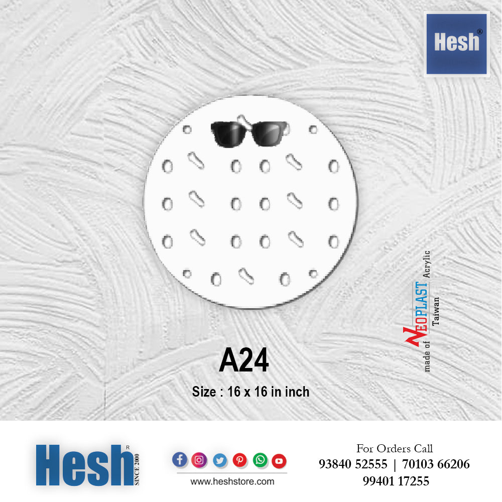 Sunglasses Display Wall Mounted Acrylic Glasses Holder
