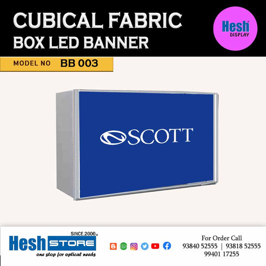 Cubical Fabric Box Banner - BB 003
