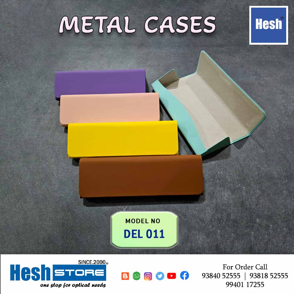 Colorful Premium Metal Optical Eyewear Case