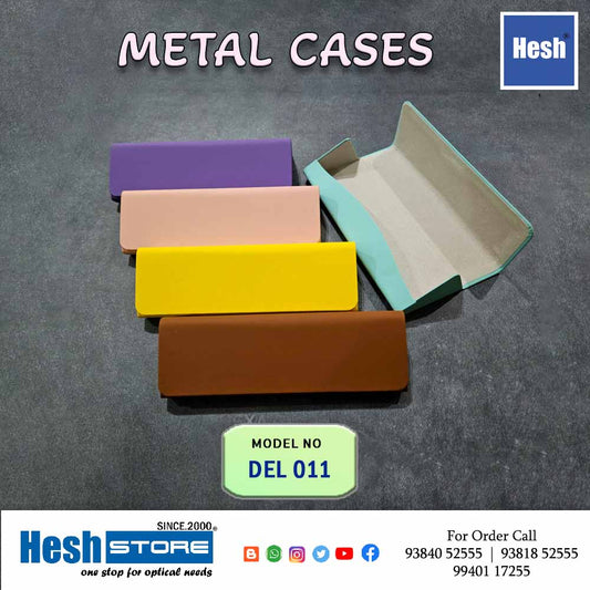 Colorful Premium Metal Optical Eyewear Case
